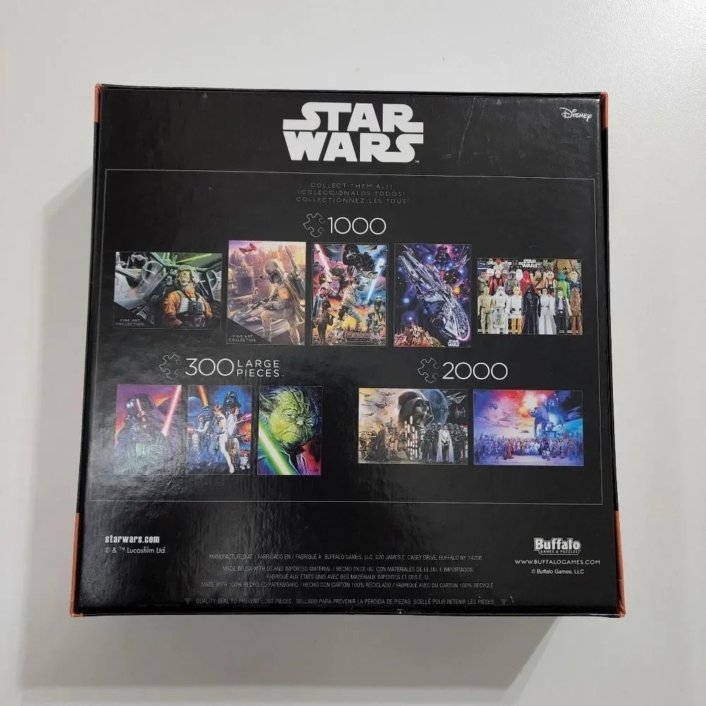 Star Wars Santa Yoda Buffalo Puzzle BRAND NEW Christmas Holiday Gift Sealed